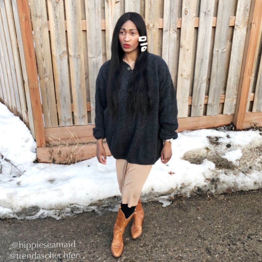 Gorgeous Plush Vintage Eddie Bauer Sweater!